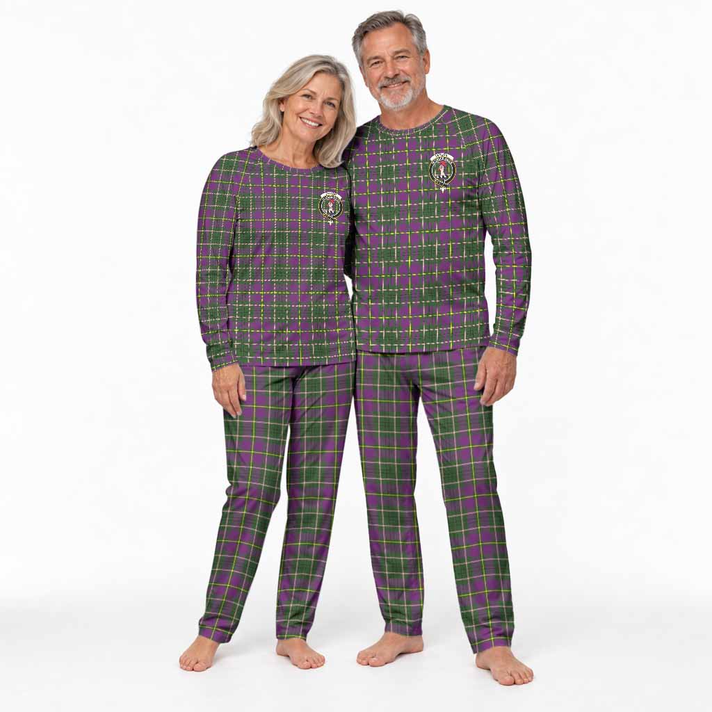Taylor (Tailyour) Tartan Pajamas Family Set with Family Crest