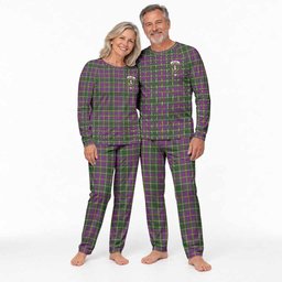 Taylor (Tailyour) Tartan Pajamas Family Set with Family Crest