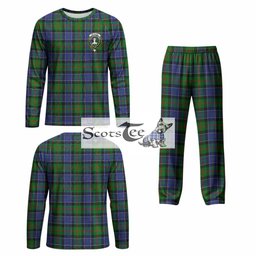 Paterson Tartan Pajamas Family Set with Family Crest
