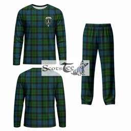 MacKay (McKay) Tartan Pajamas Family Set with Family Crest