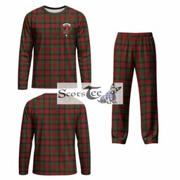 MacNicol (McNicol) Tartan Pajamas Family Set with Family Crest