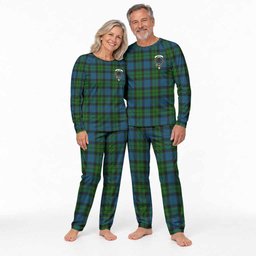 MacKie (McKie) Tartan Pajamas Family Set with Family Crest
