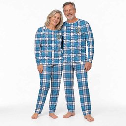 Roberton Tartan Pajamas Family Set with Family Crest