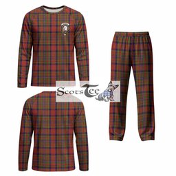 Hepburn Tartan Pajamas Family Set with Family Crest