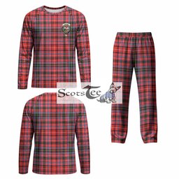 Straiton Tartan Pajamas Family Set with Family Crest