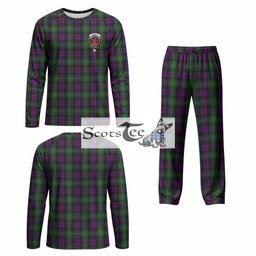 Wilson Tartan Pajamas Family Set with Family Crest