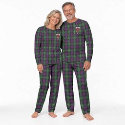 Wilson Tartan Pajamas Family Set with Family Crest