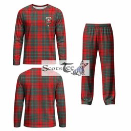 Cheyne Tartan Pajamas Family Set with Family Crest