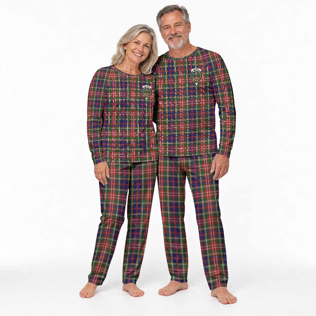 Christie Tartan Pajamas Family Set with Family Crest