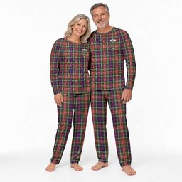 Christie Tartan Pajamas Family Set with Family Crest