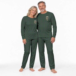 Elphinstone Tartan Pajamas Family Set with Family Crest