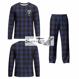 Home (Hume) Tartan Pajamas Family Set with Family Crest