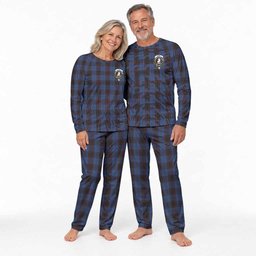 Home (Hume) Tartan Pajamas Family Set with Family Crest