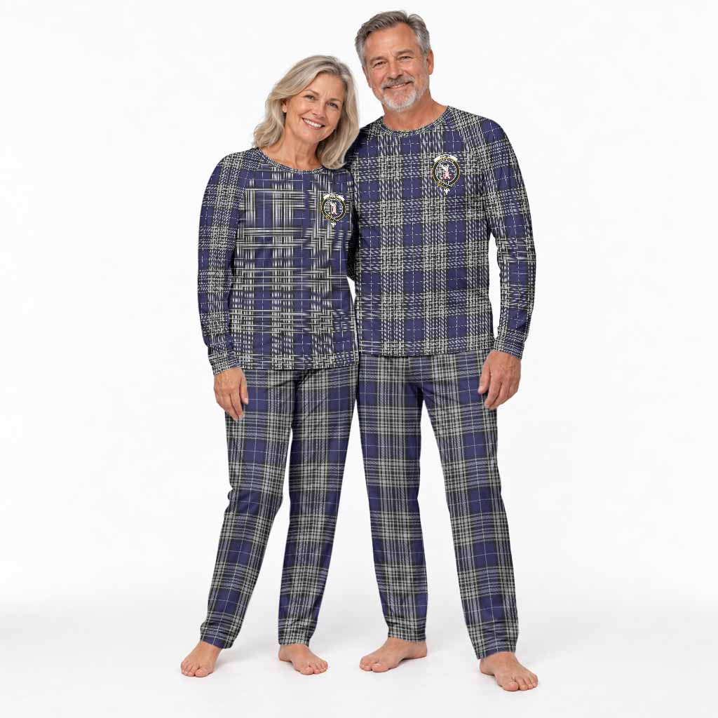 Napier Tartan Pajamas Family Set with Family Crest