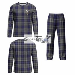 Napier Tartan Pajamas Family Set with Family Crest