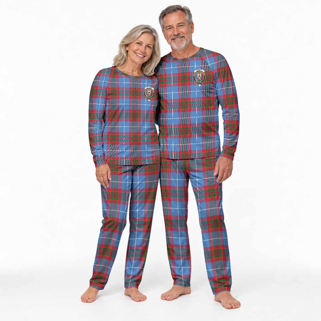 Preston Tartan Pajamas Family Set with Family Crest