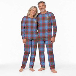 Preston Tartan Pajamas Family Set with Family Crest