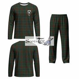 Tennant Tartan Pajamas Family Set with Family Crest
