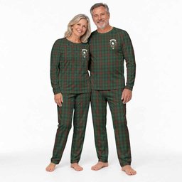Tennant Tartan Pajamas Family Set with Family Crest