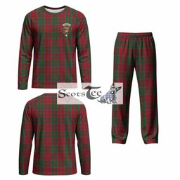 Drummond Tartan Pajamas Family Set with Family Crest