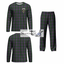 Russell Tartan Pajamas Family Set with Family Crest