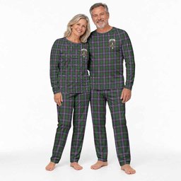 Russell Tartan Pajamas Family Set with Family Crest