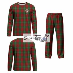 Lennox Tartan Pajamas Family Set with Family Crest