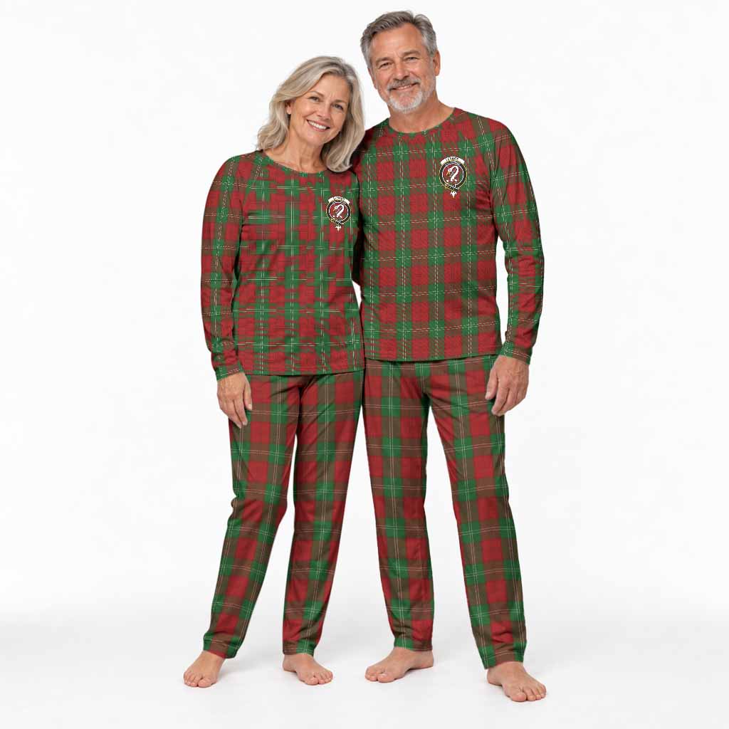 Lennox Tartan Pajamas Family Set with Family Crest