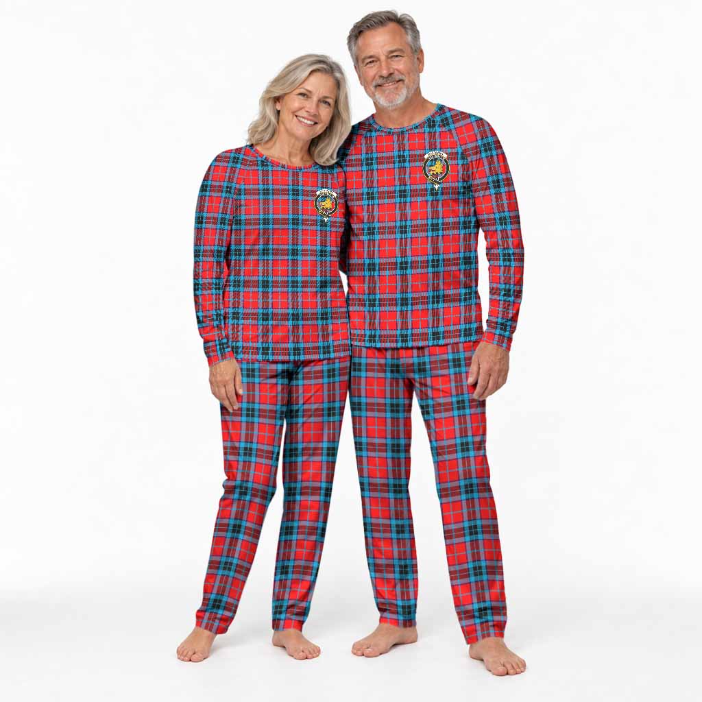 MacTavish (McTavish) Tartan Pajamas Family Set with Family Crest