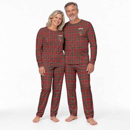 Dalzell (Dalziel) Tartan Pajamas Family Set with Family Crest