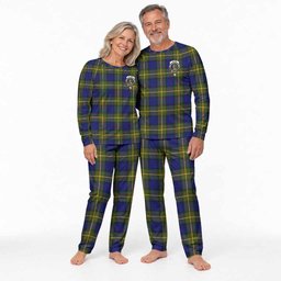 Moore Tartan Pajamas Family Set with Family Crest