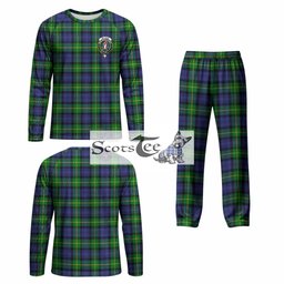 Meldrum Tartan Pajamas Family Set with Family Crest