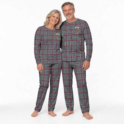 Spence (Spens) Tartan Pajamas Family Set with Family Crest