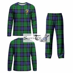 Haldane Tartan Pajamas Family Set with Family Crest