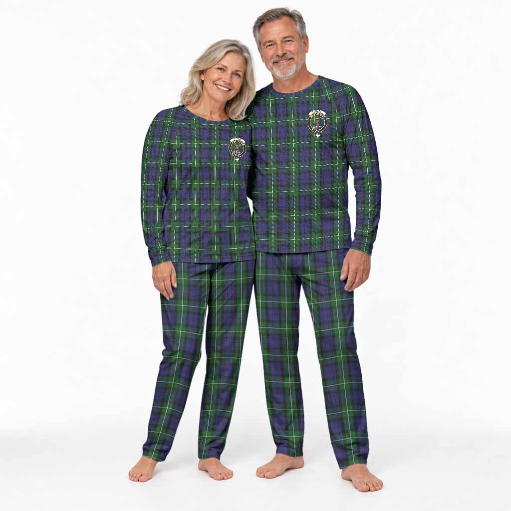Forbes Tartan Pajamas Family Set with Family Crest