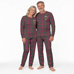Crawford Tartan Pajamas Family Set with Family Crest
