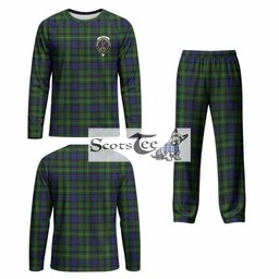 Rollo Tartan Pajamas Family Set with Family Crest