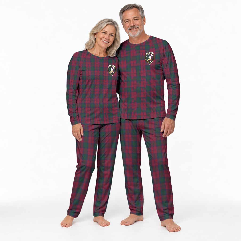 Lindsay Tartan Pajamas Family Set with Family Crest