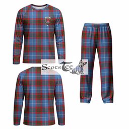 Pentland Tartan Pajamas Family Set with Family Crest