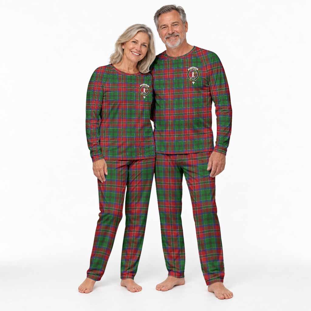 MacCulloch (McCulloch) Tartan Pajamas Family Set with Family Crest