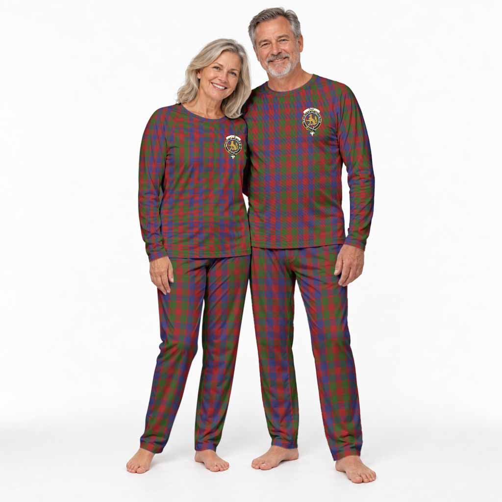 Gow Tartan Pajamas Family Set with Family Crest