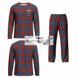 Mar Tartan Pajamas Family Set with Family Crest