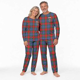 Mar Tartan Pajamas Family Set with Family Crest