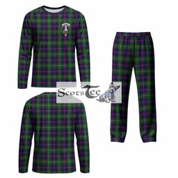 Malcolm Tartan Pajamas Family Set with Family Crest