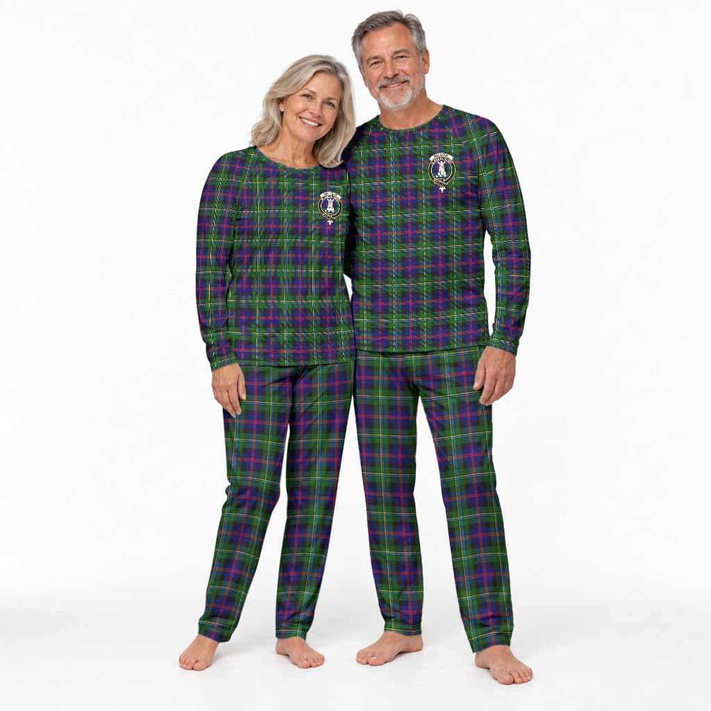 Malcolm Tartan Pajamas Family Set with Family Crest
