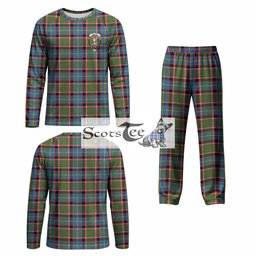 Glass Tartan Pajamas Family Set with Family Crest