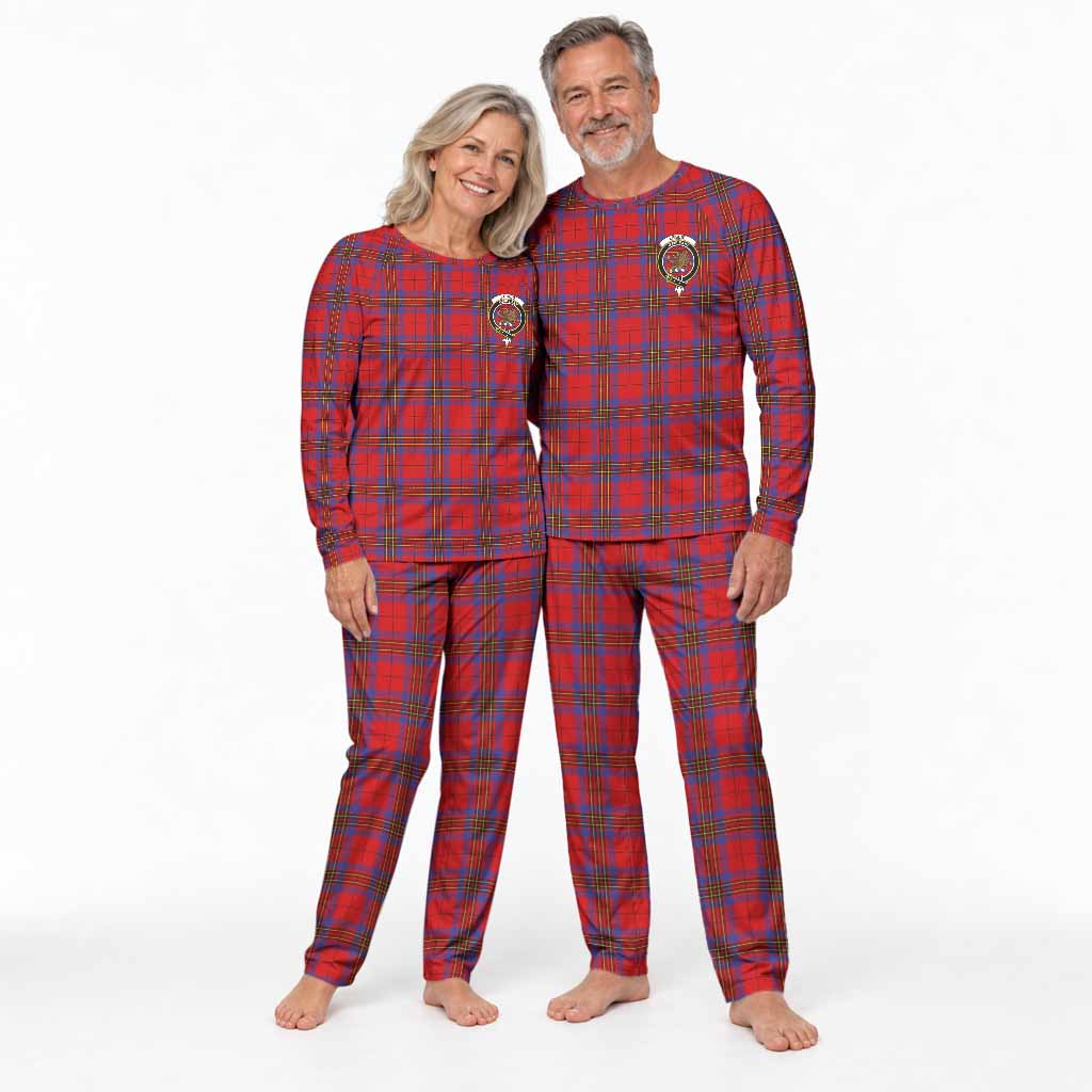Leslie Tartan Pajamas Family Set with Family Crest