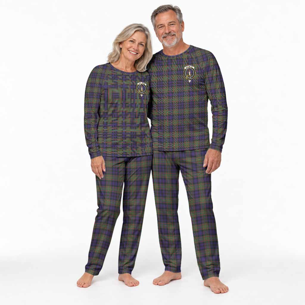 MacLellan (McLellan) Tartan Pajamas Family Set with Family Crest