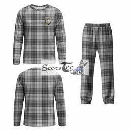 Glendinning Tartan Pajamas Family Set with Family Crest