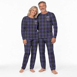 Dunlop Tartan Pajamas Family Set with Family Crest